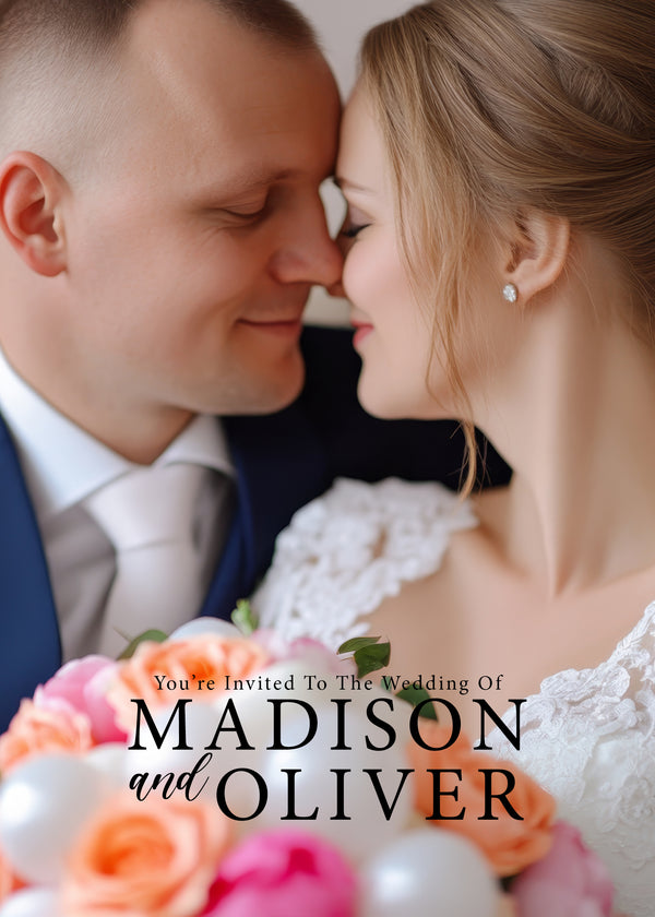 Full Frame — Photo Wedding Invitation